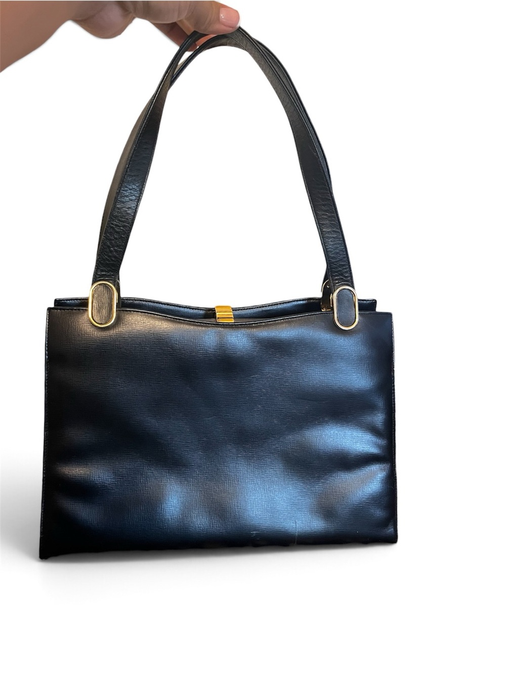 1950s-60s Vintage Coblentz leather satchel